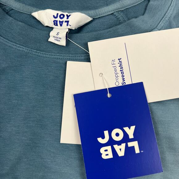 JoyLab Women's Blue Tie-Dye Long Sleeve Pullover Sweatshirt - Size Small - NWT - Picture 2 of 7